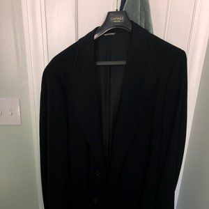 Canali Men's Overcoat (Black)